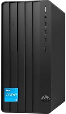 HP Pro Tower 290 G9 Business Desktop, 12th Gen Intel 4-Core Processor (Beats Core i7-9700), 32GB RAM, 1TB PCIe SSD, 2-Monitor Support 4K, DVD-RW, HDMI, VGA, Wi-Fi, Windows 11 Pro, Black