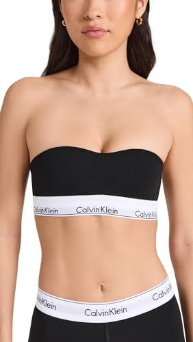 Calvin Klein Women's Modern Cotton Lightly Lined Bandeau Bra