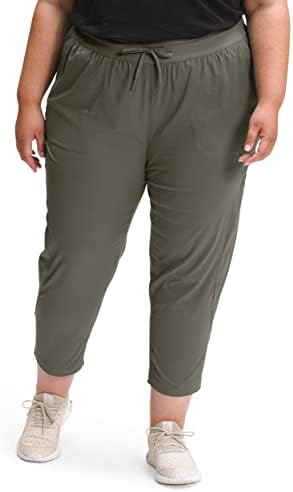 THE NORTH FACE Women's Aphrodite Motion Capri Pants (Standard and Plus Size), New Taupe Green 2, Medium