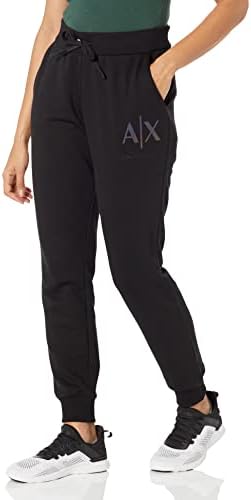 Emporio Armani Women's Iridescent Logo Drawstring Detail Trouser