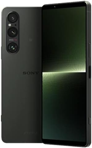 Sony Xperia 1 V 5G XQ-DQ72 Dual 256GB 12GB RAM Unlocked (GSM Only | No CDMA - not Compatible with Verizon/Sprint) GSM Global Model, Mobile Cell Phone – Green