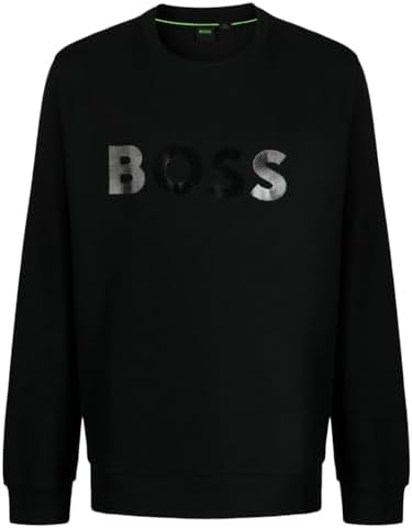 Hugo Boss Men's Salbo Mirror NCSA Stretch Long Sleeve Pullover w
