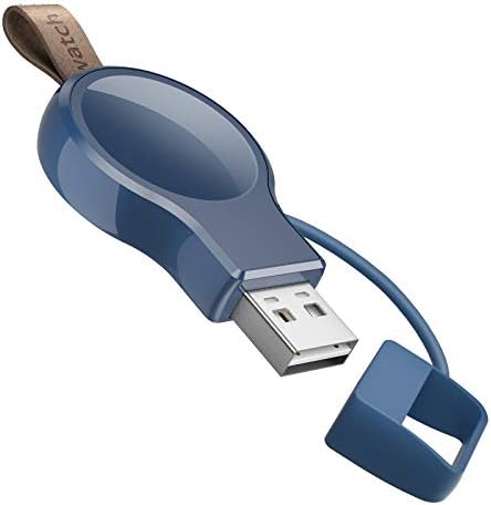 NEWDERY USB Charger for Apple Watch 8, Magnetic iWatch Charger Portable Travel Cordless Charger Wireless Charging Compatible for Apple Watch Ultra Series 8/7/6/5/4/3/2/1/SE, Blue