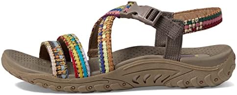 Skechers Womens Reggae Sew Me Boho Woven Strappy Slingback