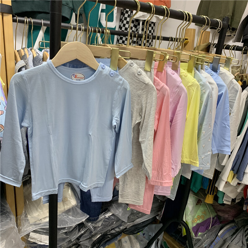 Thin Bubble Forest Underwear Set Rayon Homewear Girls' Pajamas Set Children's Home Stretch Homewear