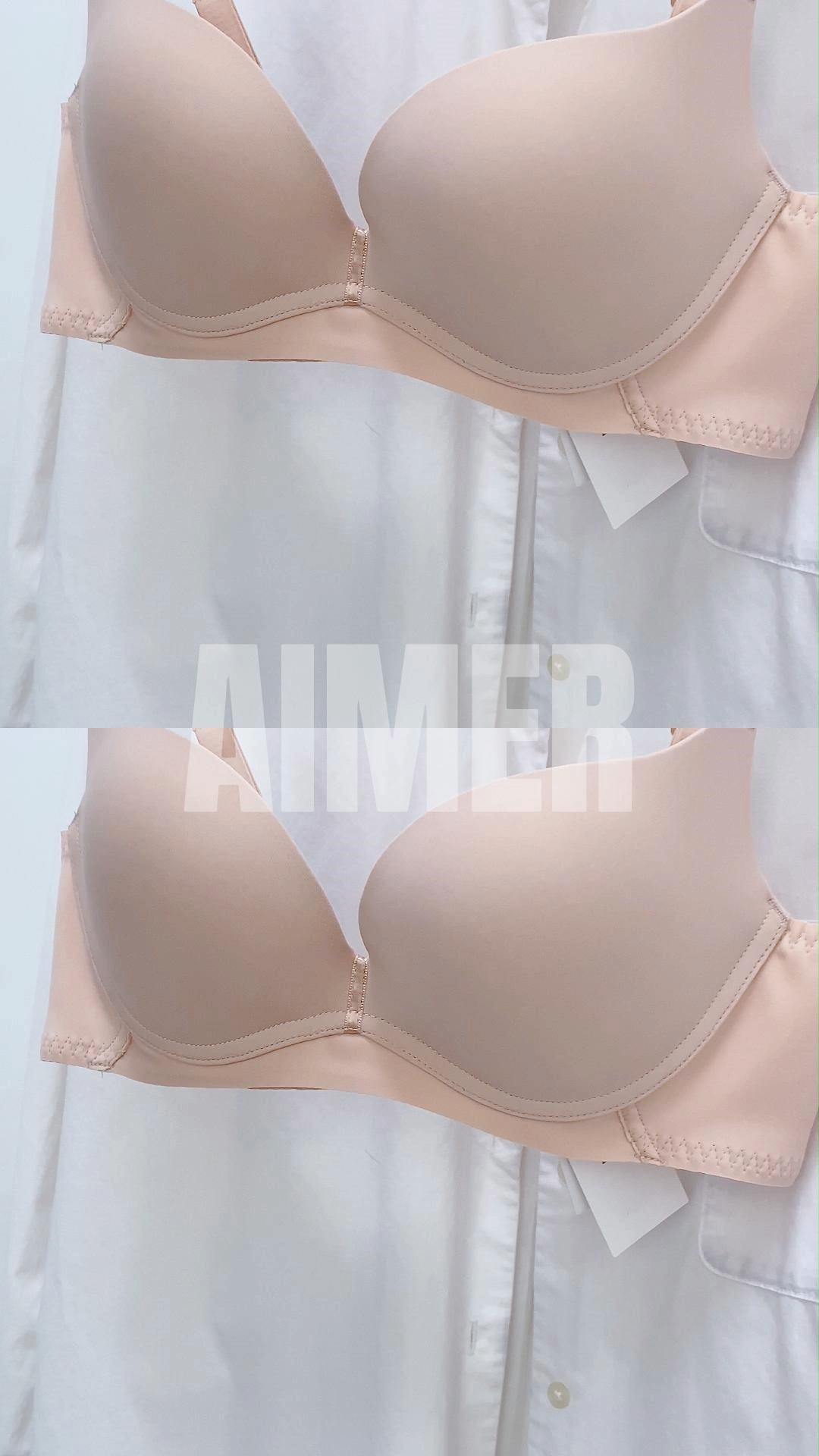 Aimer Push Up Bra Wireless Seamless Lingerie Soft Smooth Underwear AM177751