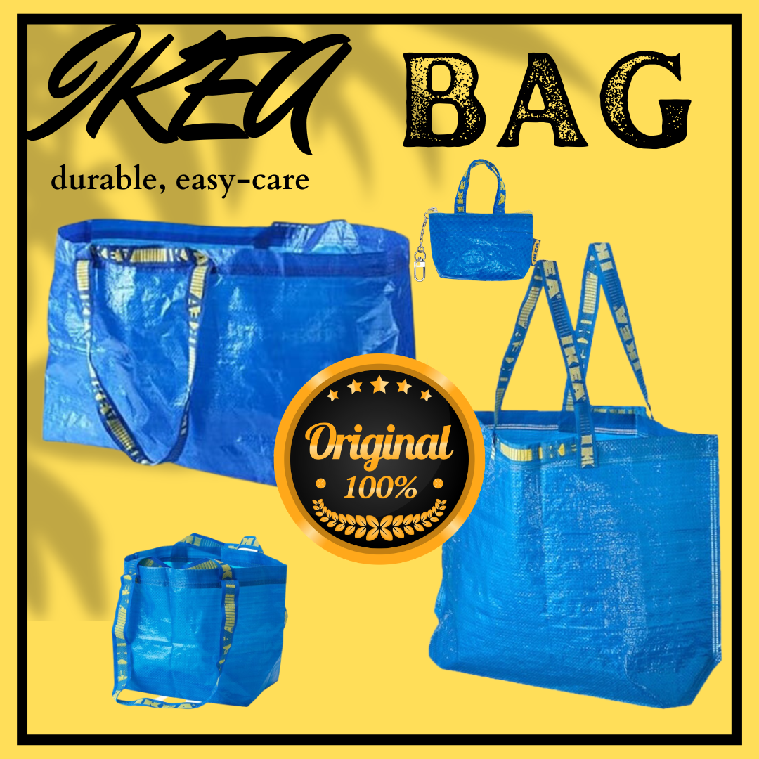ikea bag reusable bag Carrier bag shopping bag | plastic bag | carrier bag | foldable bag | recycle bag | waterproof bag