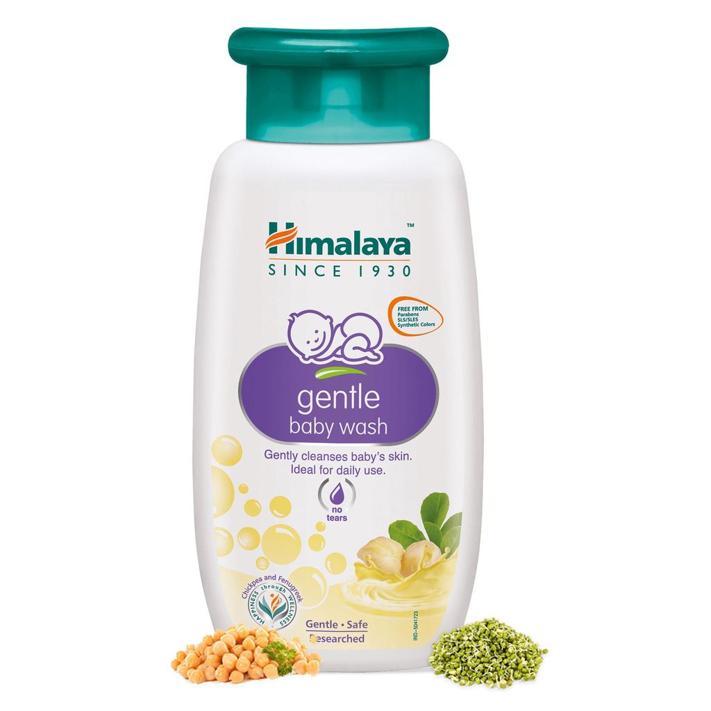 Himalaya Gentle Baby Wash, 200ml- Gently Cleanses, Ideal For Daily Use