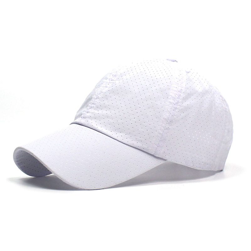 Men Women Summer Baseball Cap Quick Drying Hats Unisex Breathable Sport Pure Color Baseball Hat