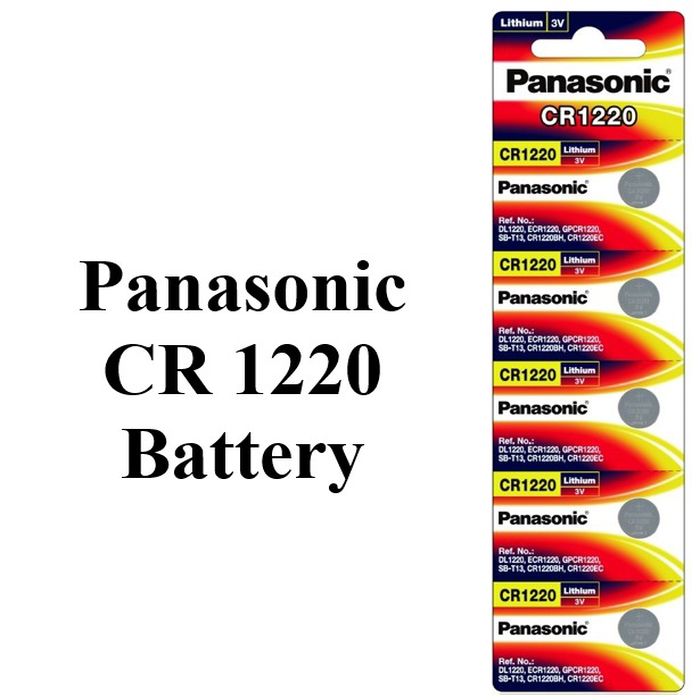 Panasonic CR1220 Lithium Cell Button Battery