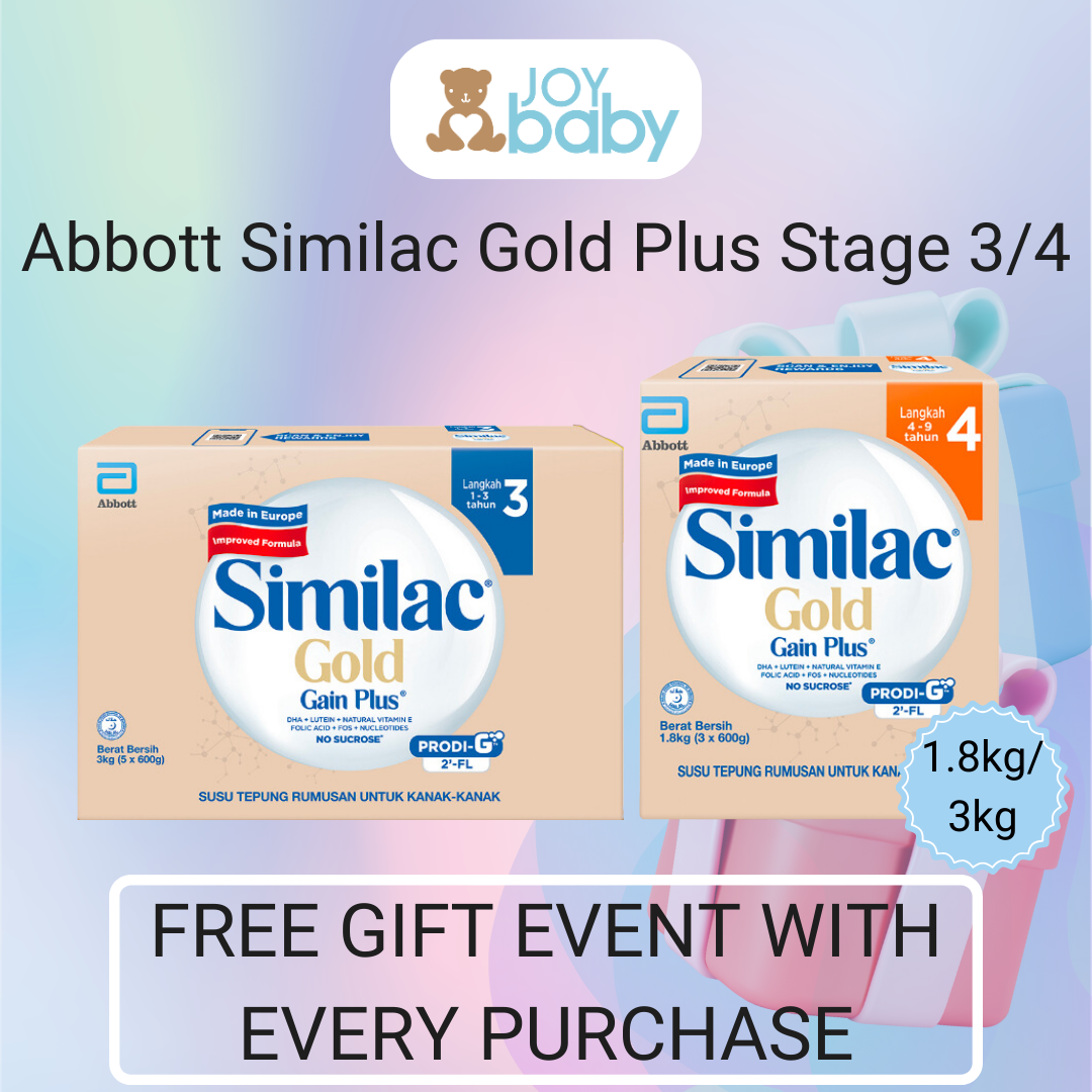 Similac® Stage 3/4 (1 to 3 years old) Gain Plus Refill Pack Milk Powder Formula 1.8kg
