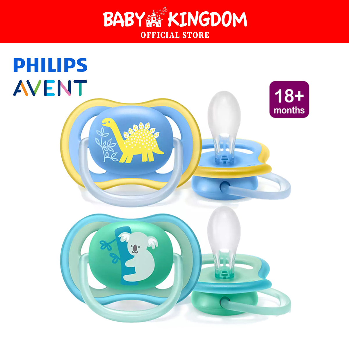Philips Avent Ultra Air Baby Pacifier (18m+)
